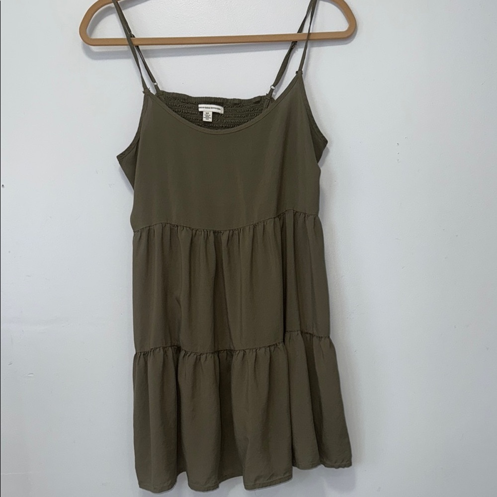 American Eagle Outfitters Green Tiered Camisole